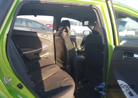 2013 Hyundai Accent Se из США, поврежденный, VIN KMHCU5AEXDU091006